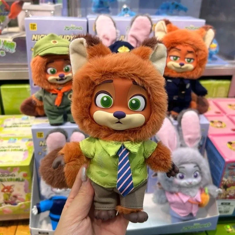 Disney Zootopia2 Sheriff Nick en Judy Growth Journey Series Blind Box Toy Collectible Gift Kerstmis en Nieuwjaar voor kinderen