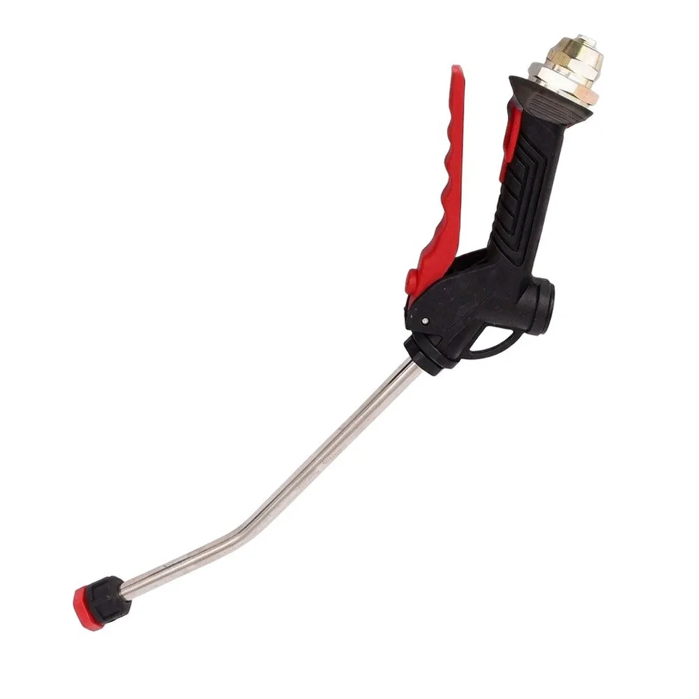 8x12mm Fan Spray Car Foam Sprayer Stainless Steel 37cm Black Garden Watering Wand Compatible with Standard Hose Connections
