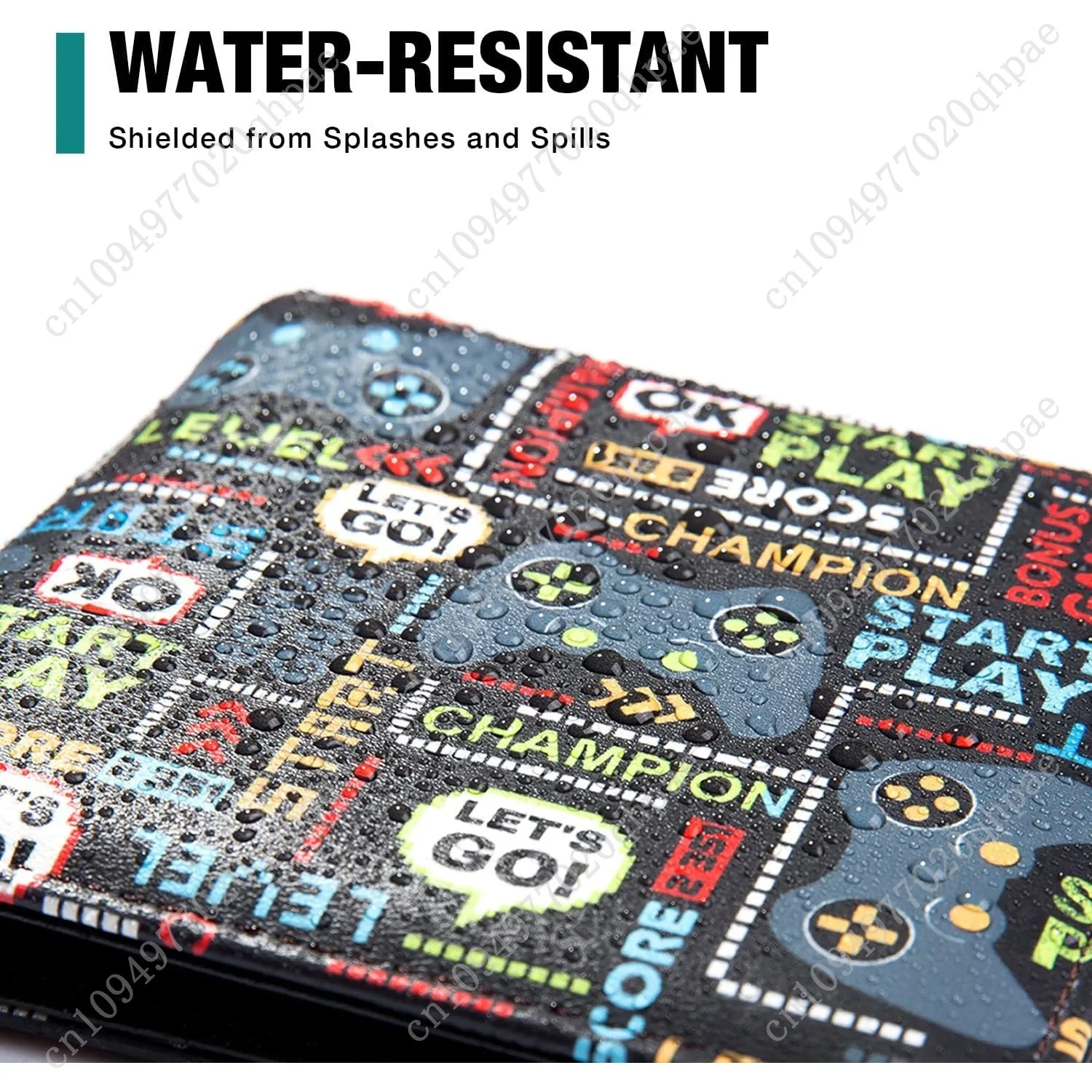 2 قطعة محافظ جلدية للأولاد