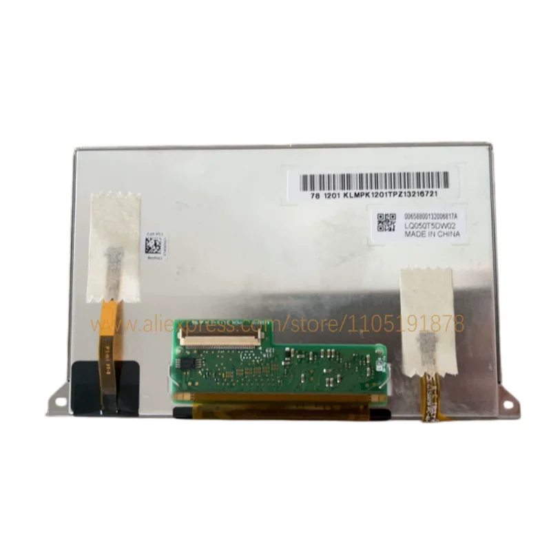 Original new 5inch LCD display LQ050T5DW02 with touch panel for car GPS navigation LCD monitor