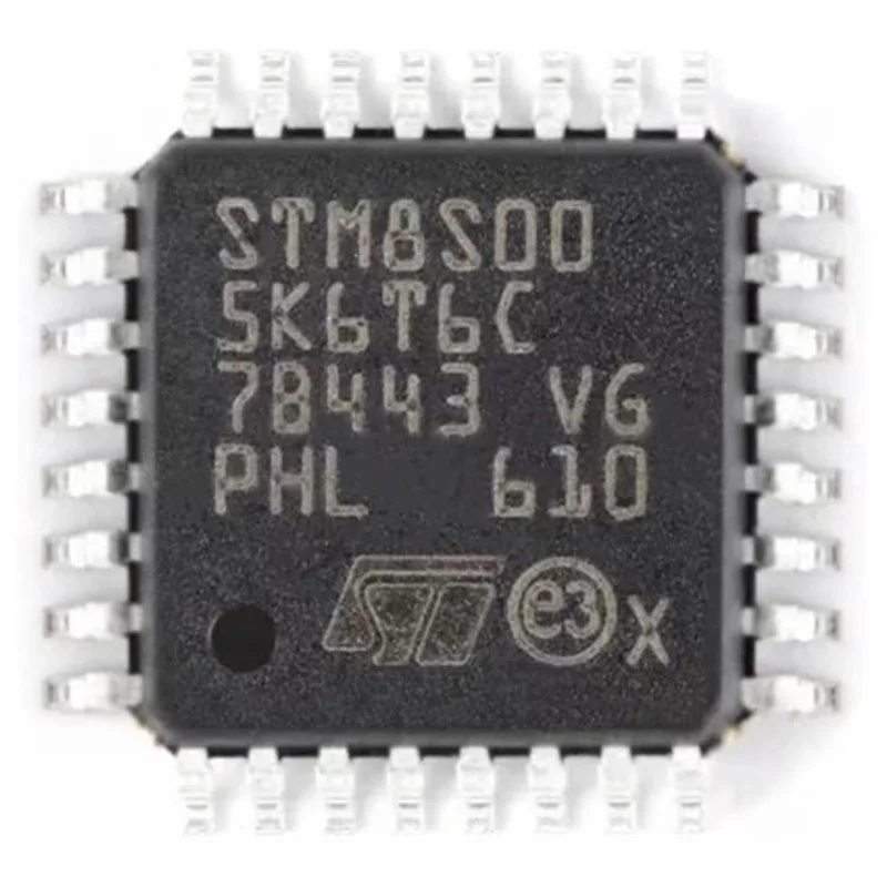 

30Pcs New Original Stm8S005K6T6C Lqfp-32 16Mhz/32Kb Flash Memory/8-Bit Microcontroller Mcu