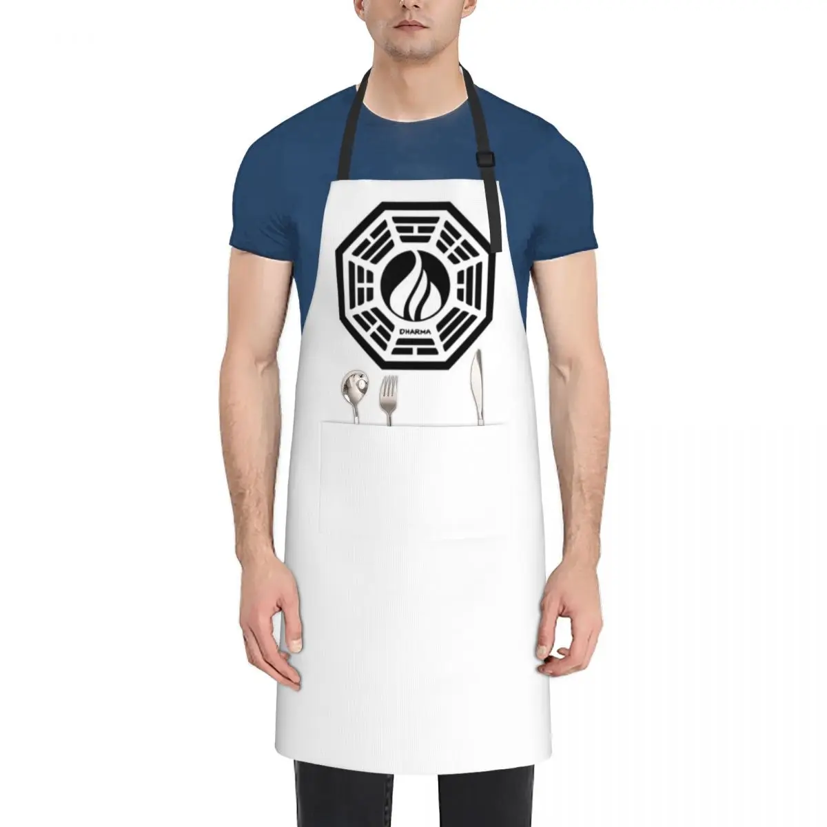 

Lost - Dharma Initiative - The Flame Apron kitchen gadgets Camping Kitchen Tools Apron