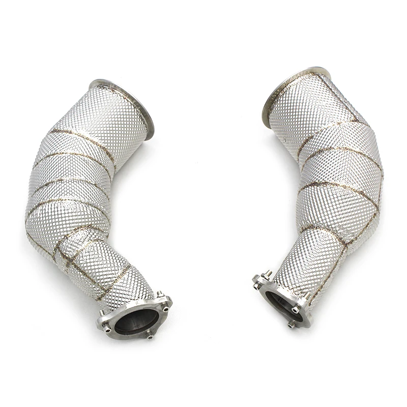 

Yooking Exhaust Downpipe For Audi RS4/RS5 B9/B9.5 2.9T 2017-2023 304 Stainless Steel High Flow Catted Downpipe