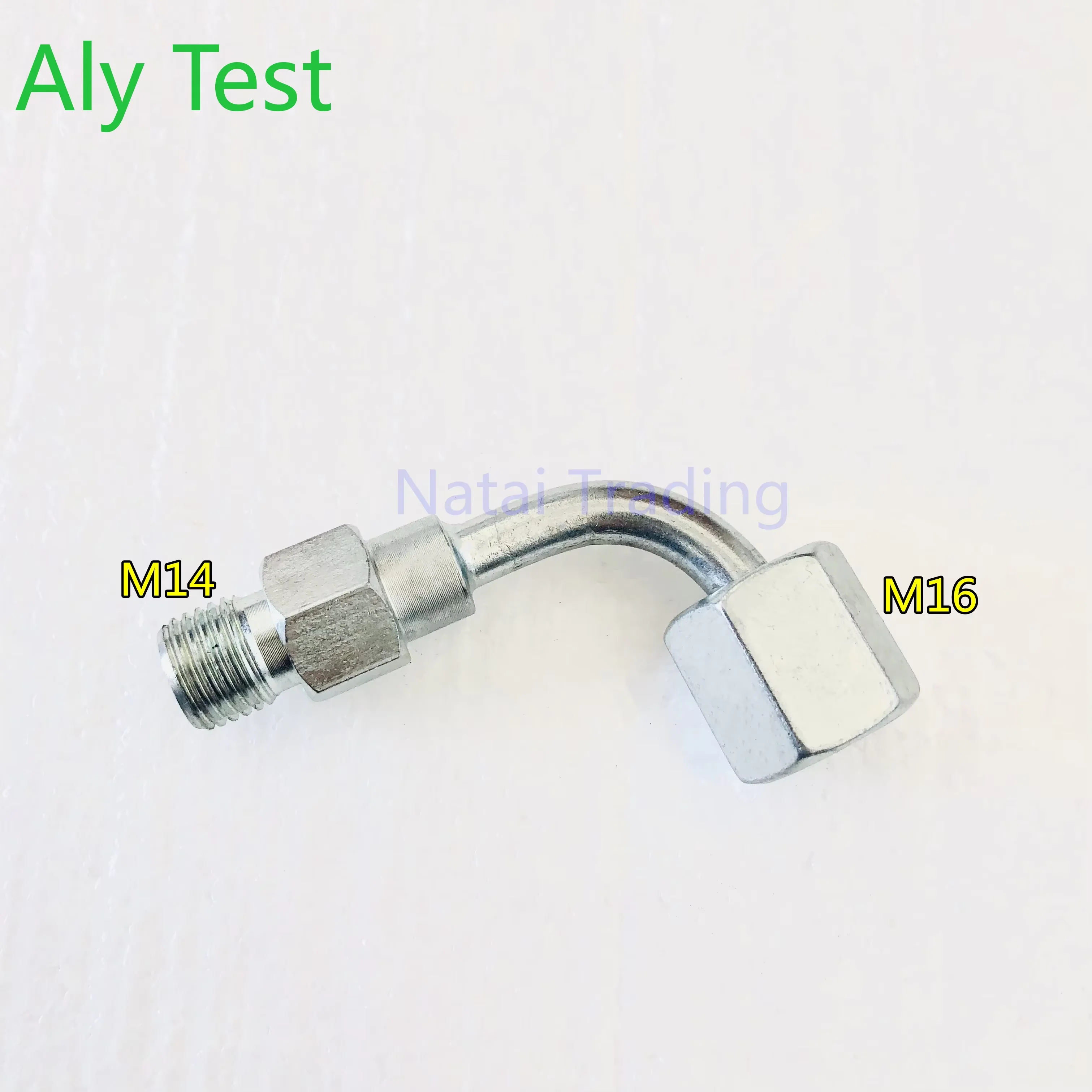 M14-12/14/16/18 Dieselrohr-Umrüstverbindung Common-Rail-Injektor zum Anschluss an Kraftstoffrohr, gebogener Ölschlauch-Adapter – Detail 2