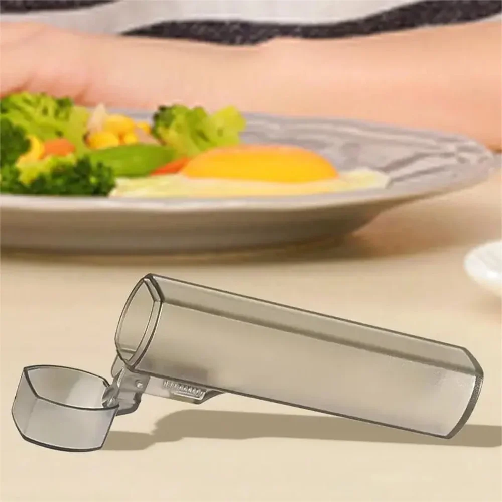 Portable Toothpick Case 1/2pcs Plastic Kitchen Restaurant Supplies for Outdoor Travel Transparent Clear Toothpick Storage Case - Detail 1