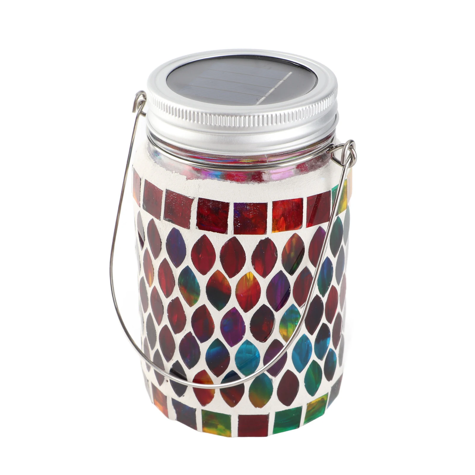 

ZK50 Mosaic Solar Lights Outdoor Hanging Lanterns Waterproof Mosaic Solar Lanterns Outdoor Solar Night Lights Table Lamps Decora