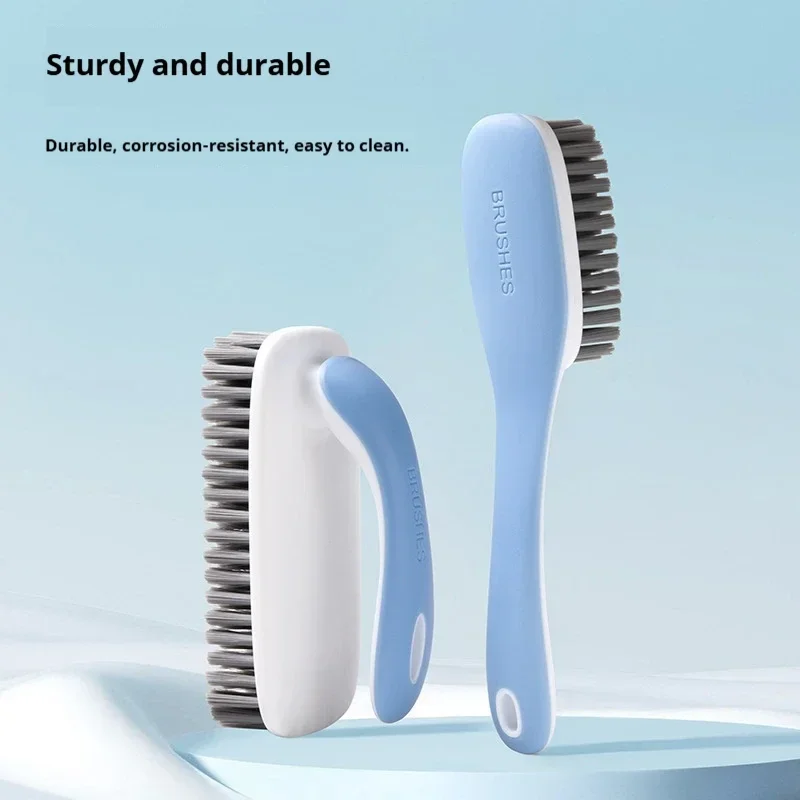 Multi-Purpose Soft Nylon Cleaning Brush Set, Wear Resistant Shoe & Garment Stain Remover for Home Use
