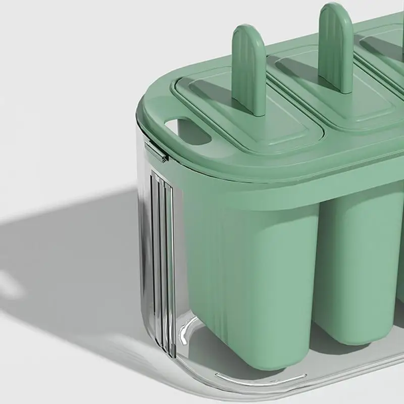 Ice Pop Maker Popsicle Mold Set 6 Pieces Homemade Popsicle Holder Easy Release Ice Cream Molds Reusable DIY Popsicles Molds