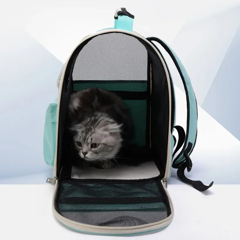 Cat Carrier Bags Windproof Outdoor Travel Backpack for Cat Small Dogs Transport Carrying Bag Cat Backpack Carriers with Cushion