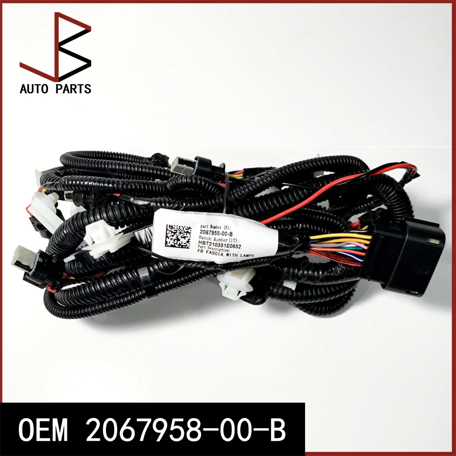 

Жгут проводов датчика парковки переднего бампера OEM 2067958-00-B 2067958-00-C 206795800B 2067958 00 B для Tesla Model 3 2017-2021