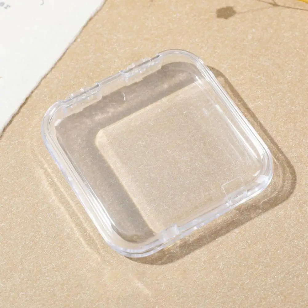 Small Items Storage Box Portable Transparent Fake Nail Storage Box Set for Jewelry Beads Lightweight Anti-crack for 10