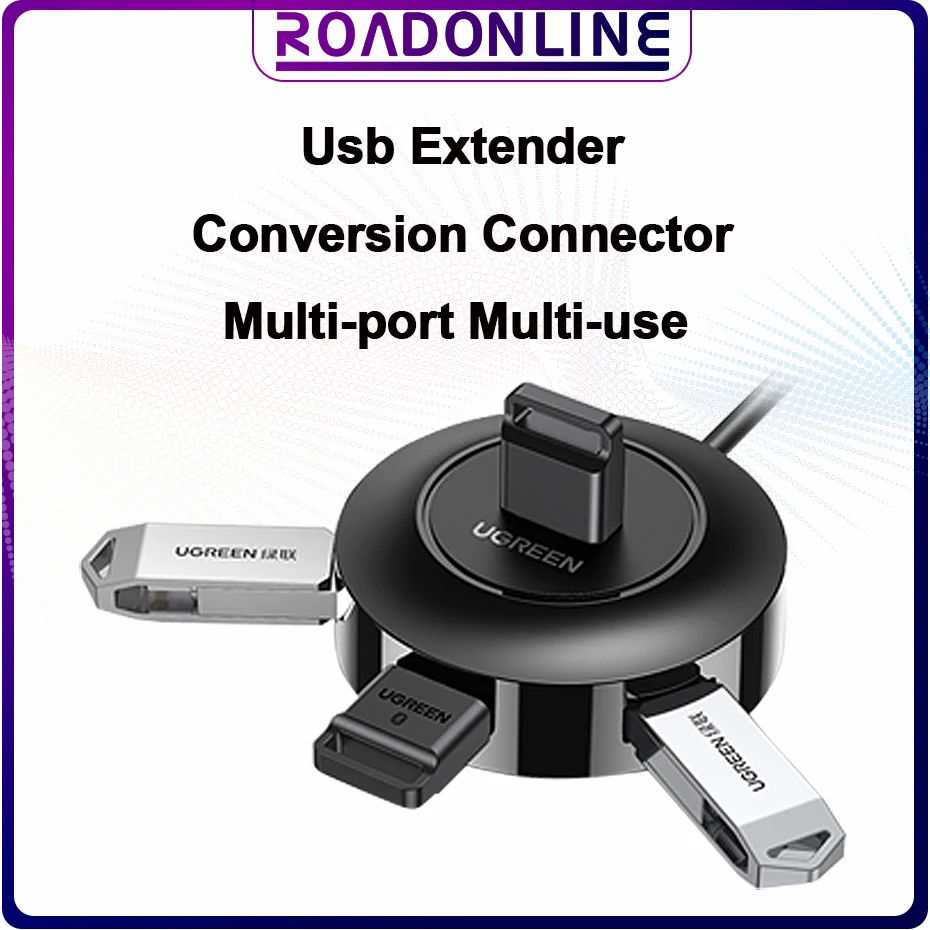 

USB Extender Conversion Connector Multi-port Multi-use External U Disk One Drag Four USB Transfer Extension Cable