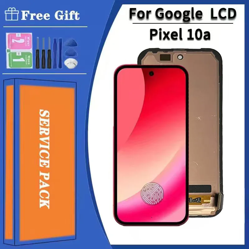 6.3' AMOLED for Google Pixel 10A LCD Display with Touch Screen Digitizer Assembly for Pixel 10a GE1GQ, GV0BP, G4H7L Display