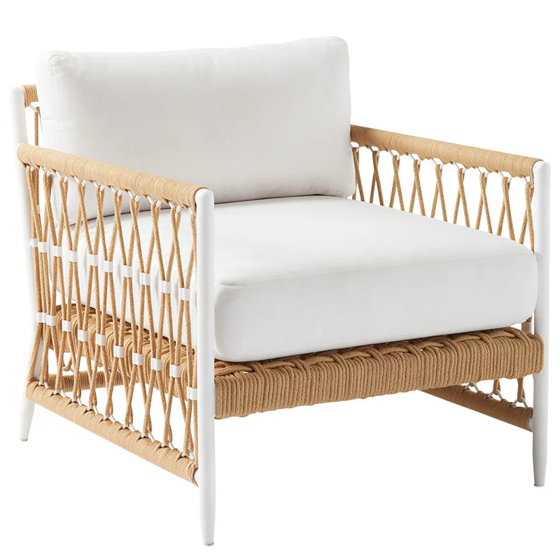 

Outdoor Sofa Rattan Tables and Chairs Outdoor Courtyard Balcony Designer Villa Balcony Furniture