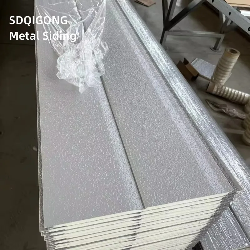 

16mm Decorative Insulated Exterior Wall Metal Siding - Polyurethane Roofing Sandwich Panel Consult before Order