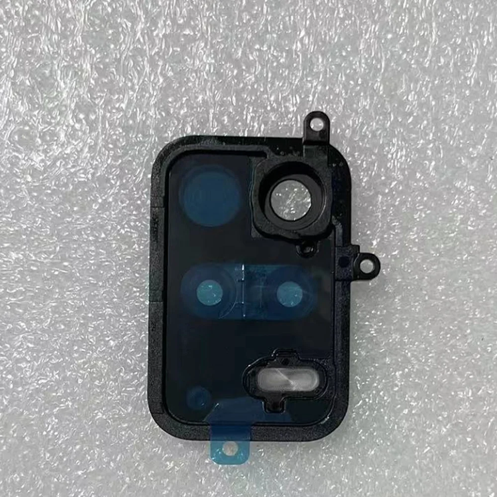 عدسة زجاجية للكاميرا الخلفية لـ Realme 8 5G Narzo 30 5G RMX3241 RMX3242 غطاء كاميرا مع استبدال إطار الحافة + لاصق