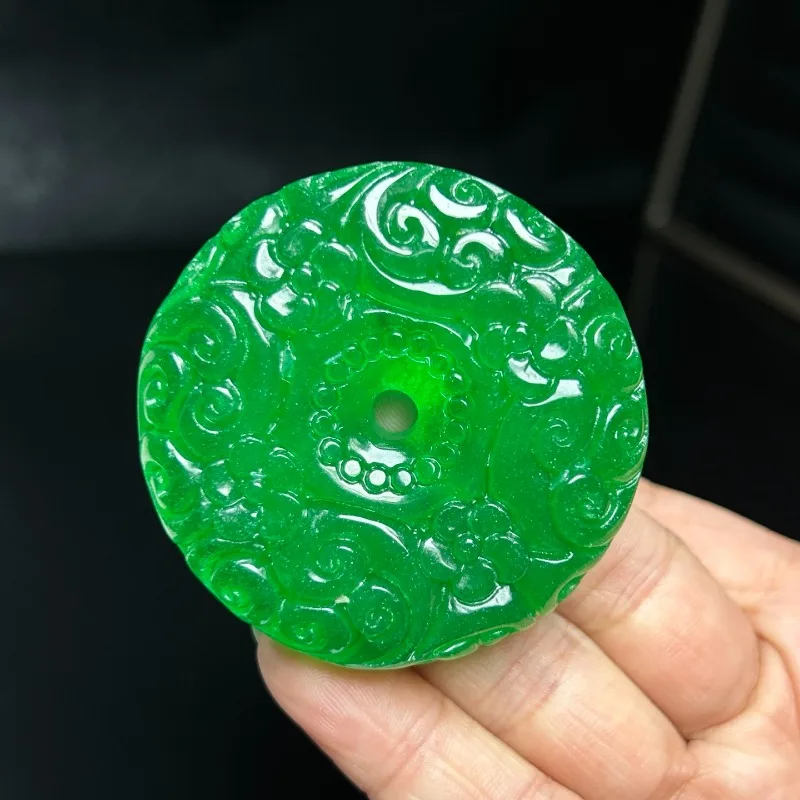 

Новая высококачественная зеленая подвеска-оберег «Благоприятное облако», изысканный универсальный кулон