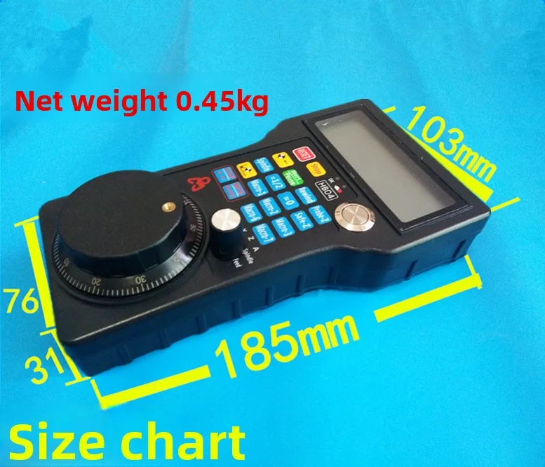 WHB04 4-Axis Wireless MPG Handwheel for Mach3 CNC – Manual Pulse Generator & Jog Control