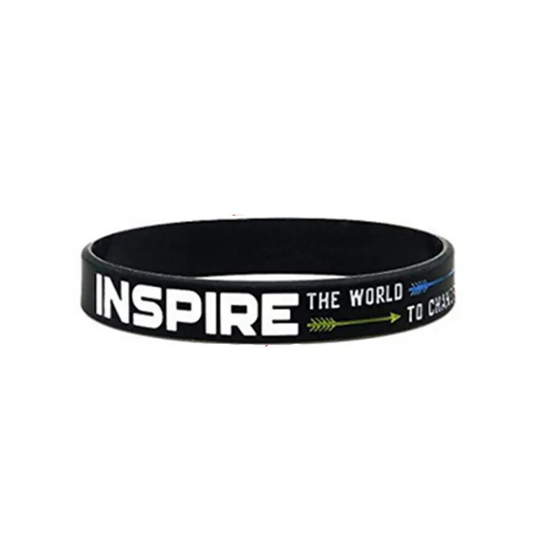 1Pc/4Pcs Inspirerende Droom Inspireren Geloof Rubberen Armband Siliconen Polsbandje