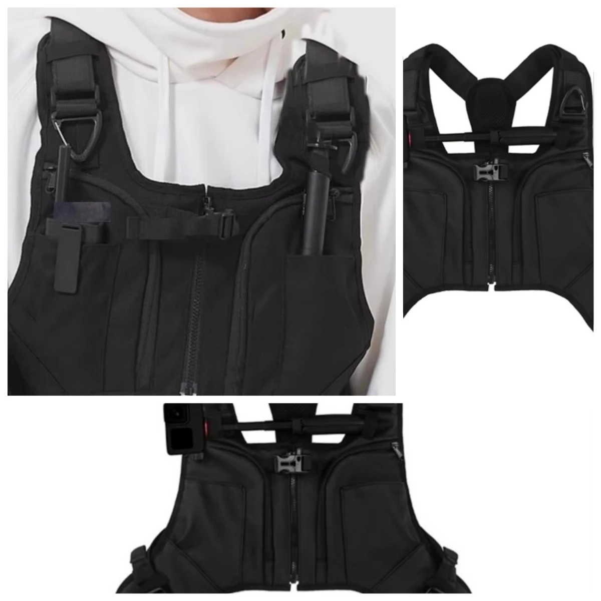 men's and women's American multifunctional skiiing vest tactical casual handsome outdoor versatile layered vest jacket