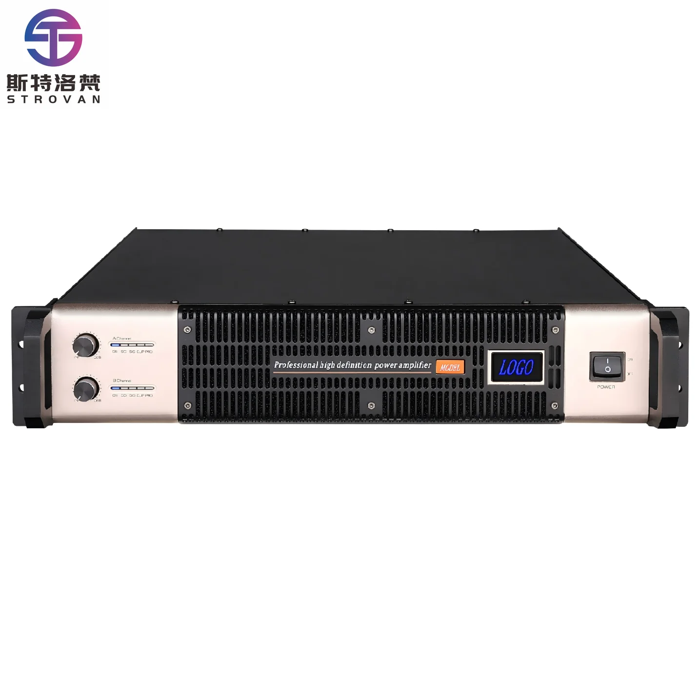 

PR1100 Professional Audio Power Amplifier - Indoor/Outdoor High-power Amplifier 8Ohm 1100 Watts * 2 channels