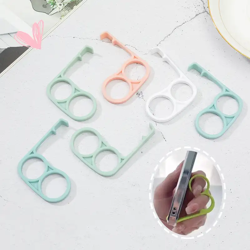 10 Pcs Creative Mobile Phone Ring Buckle Holders Finger Ring Clip For iPhone 14 13 Pro Xiaomi Samsung Support Frame