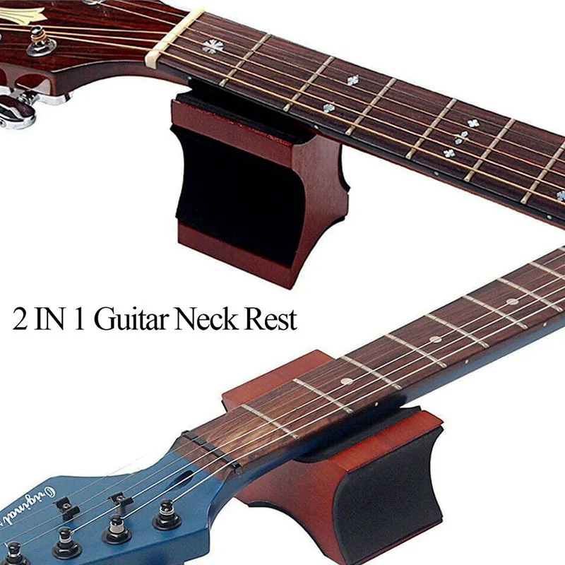 Professional Guitar Neck Support Pillow 2-Level Height for Acoustic Guitar/Luthier/Violin/Ukulele Repair Wood Workbench Tools