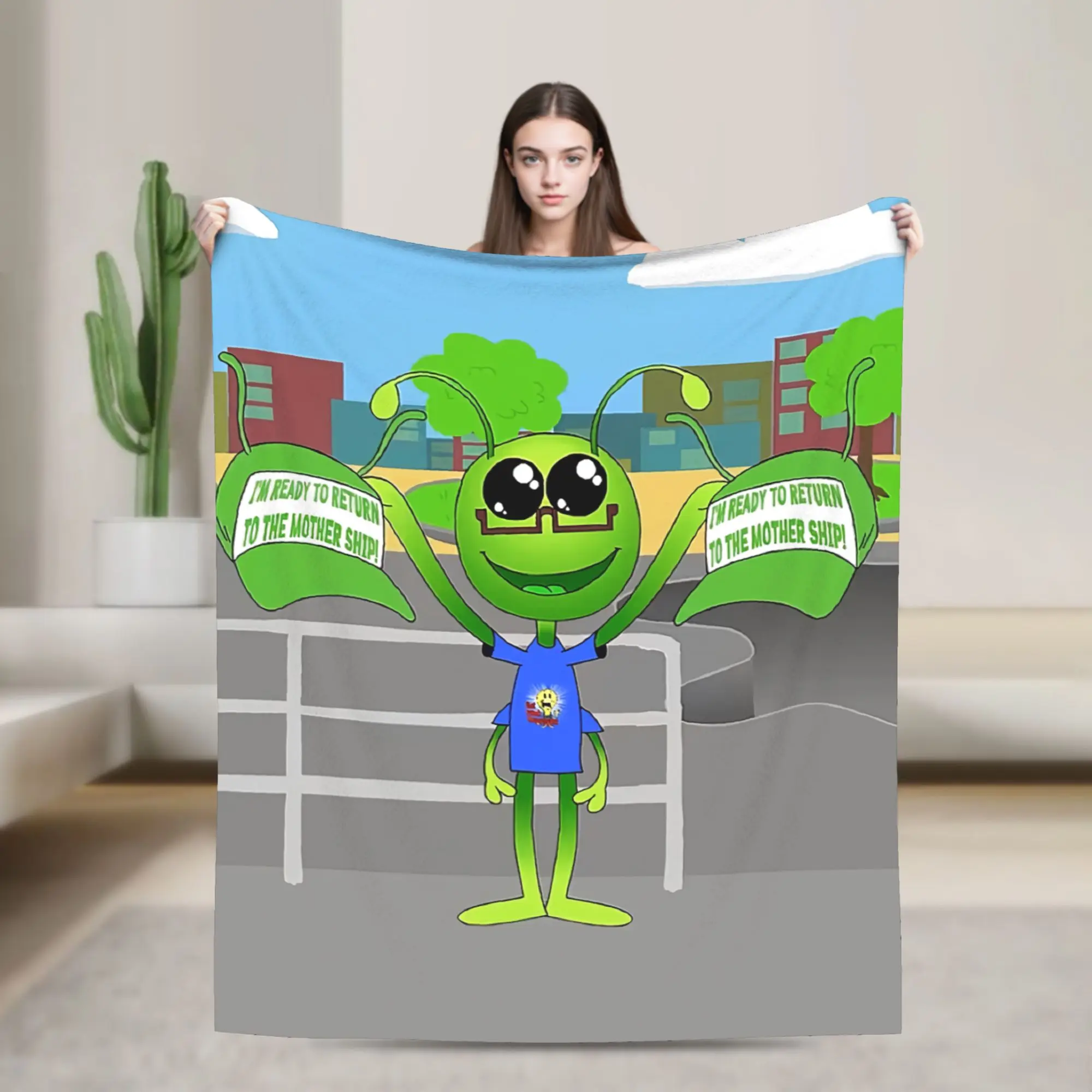 F-Fact A-Attack Adventures Blanket Cozy Soft  Throw Blankets for Couch 50x60 Inch Multi-size Plush Thin Quilt