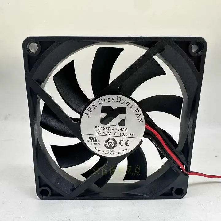

Бесплатная доставка, оригинальный вентилятор 8015 8 см FD1280-A3042C 12 В 0,16 А