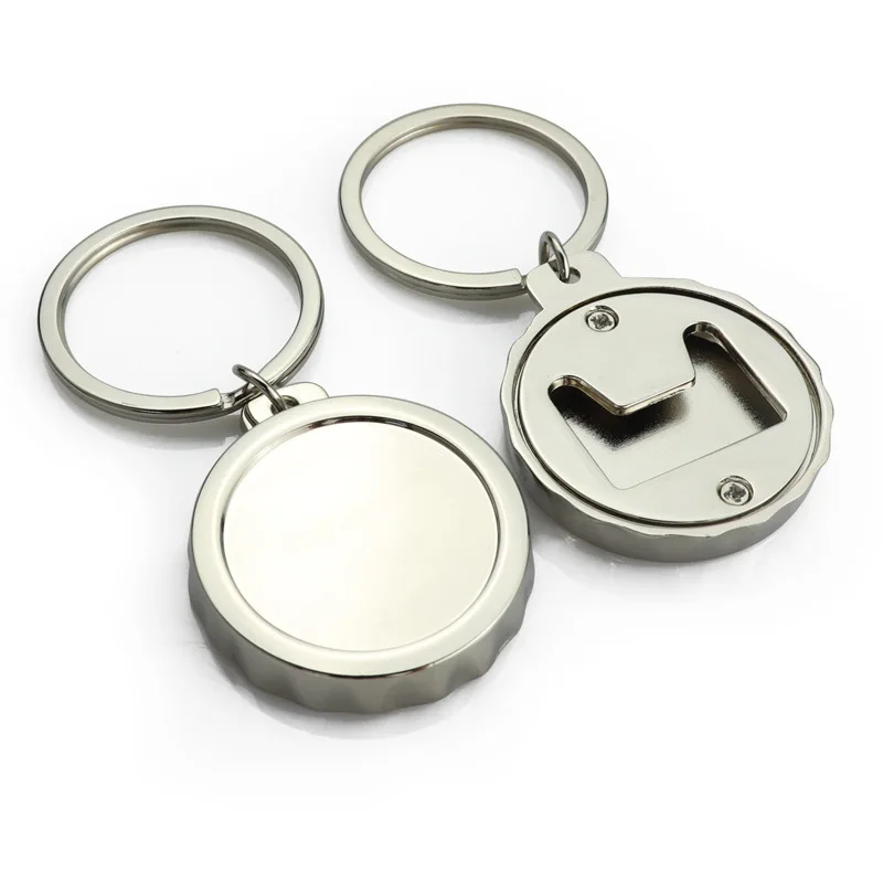 New New Opener Key chian fashion metal bottle cap car key ring for men women Best gift Jewelry K1989