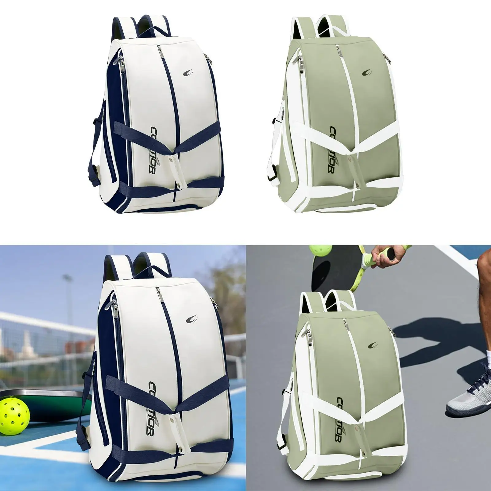 Pickleball Racquet Bag Pickleball Backpack Carrier Shoe Accessories Rucksack