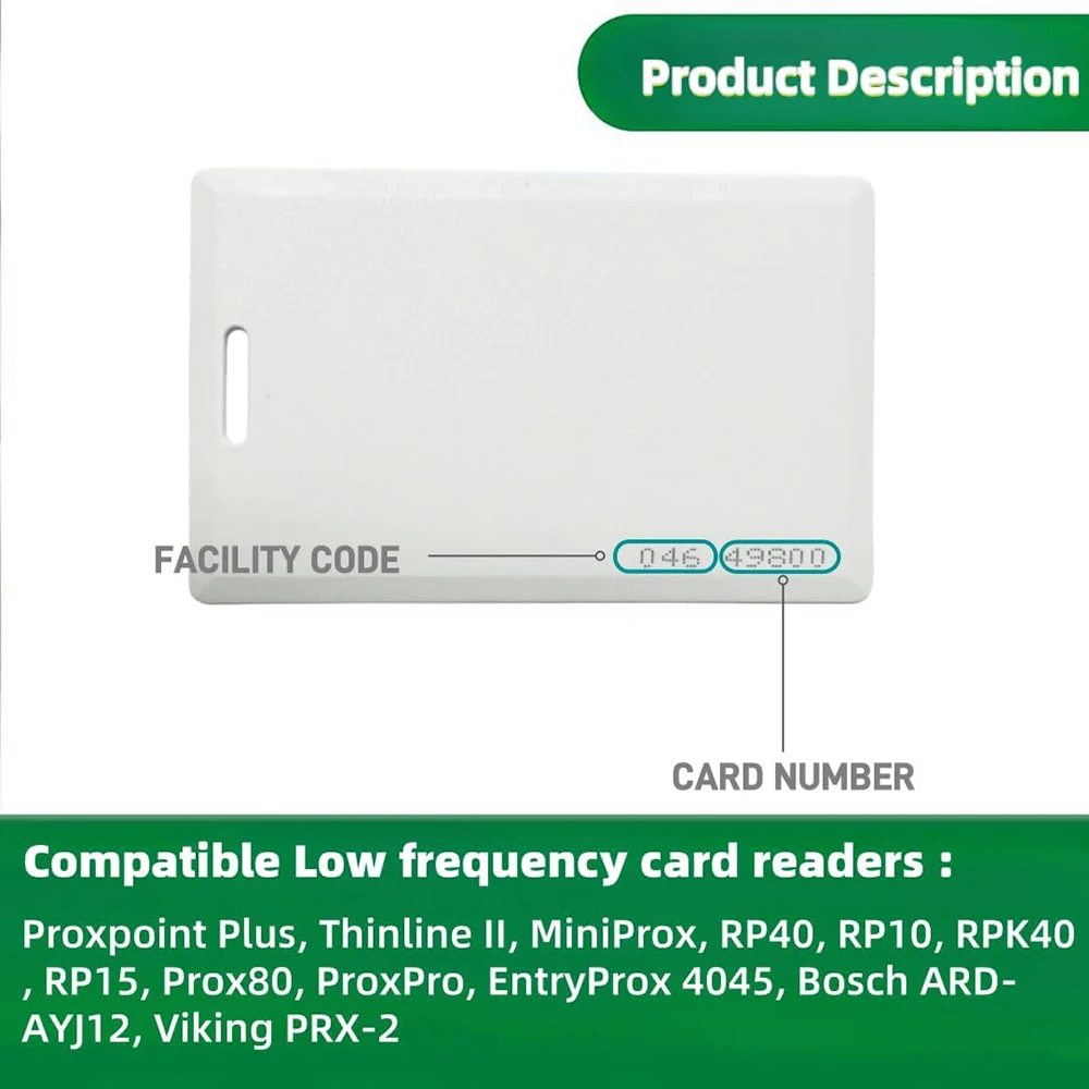 ISOProx 1386 1326 H10301 قارئ بطاقات التنسيق والنظام المتوافق مع قارئ بطاقات صدفي القرب 26 بت. #3