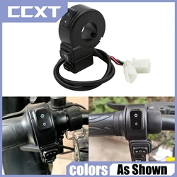 Motorcycle Electric Bike Scooter ATV Quad 22mm Handlebar Universal Parts Switch Headlight Turn Signal Horn ON/OFF 3 In 1 Switch
