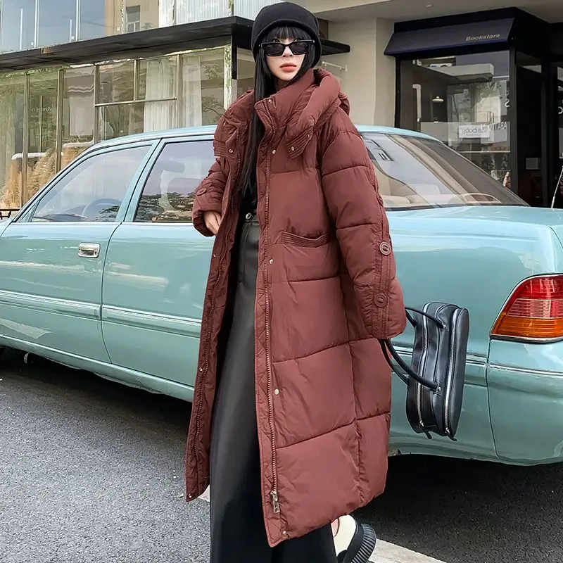 شتاء جديد المرأة أسفل سترة القطن ركاب هوديي سترة قطن الموضة الدافئة #3