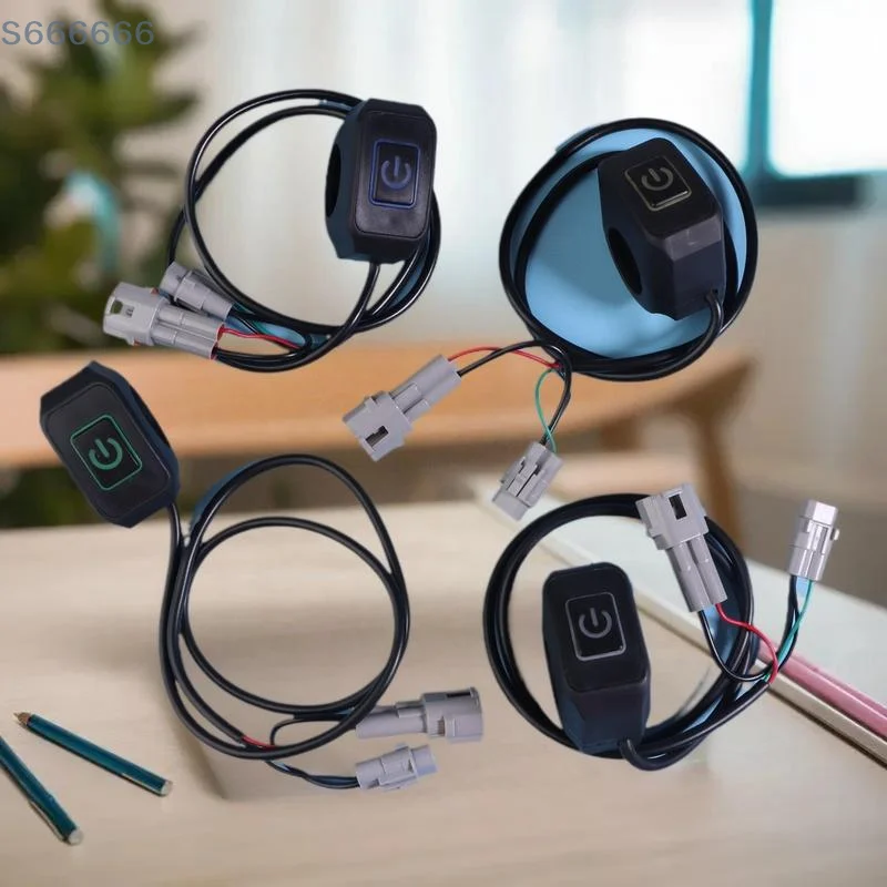 أجزاء الدراجة الكهربائية: 22 مم LED مفتاح المصباح الأمامي للدراجة النارية لـ Surron Light Bee X / S & TALARIA STING تعديل التحكم