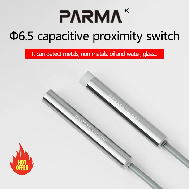 

Capacitive proximity switch, material level, liquid level, material sensor, non-metallic sensor switch, water glass, wood
