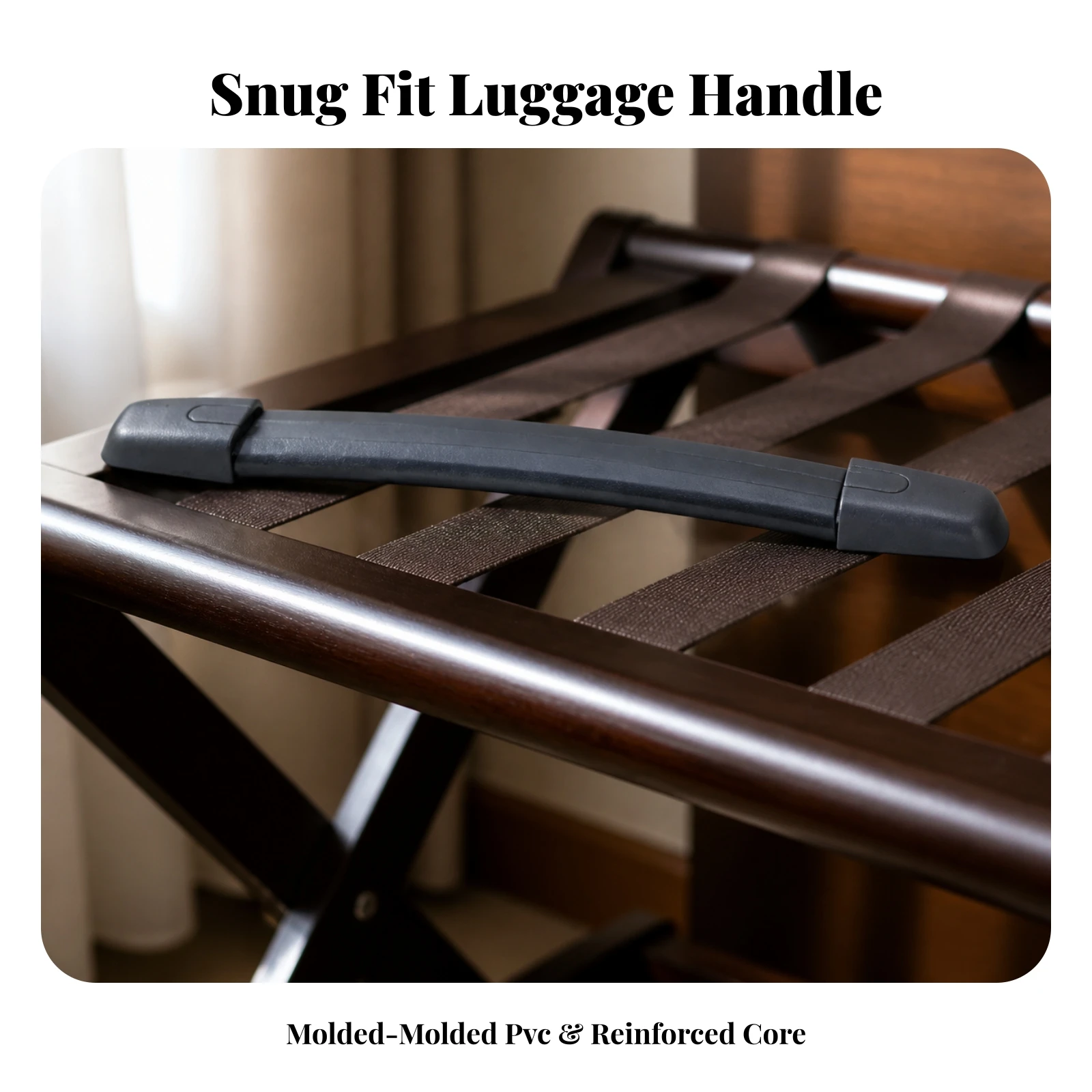 Luggage Brand Compatible Replacement Handle Ergonomic Luggage Repair Handle Luggage Hand Holder Black Lightweight for Travel