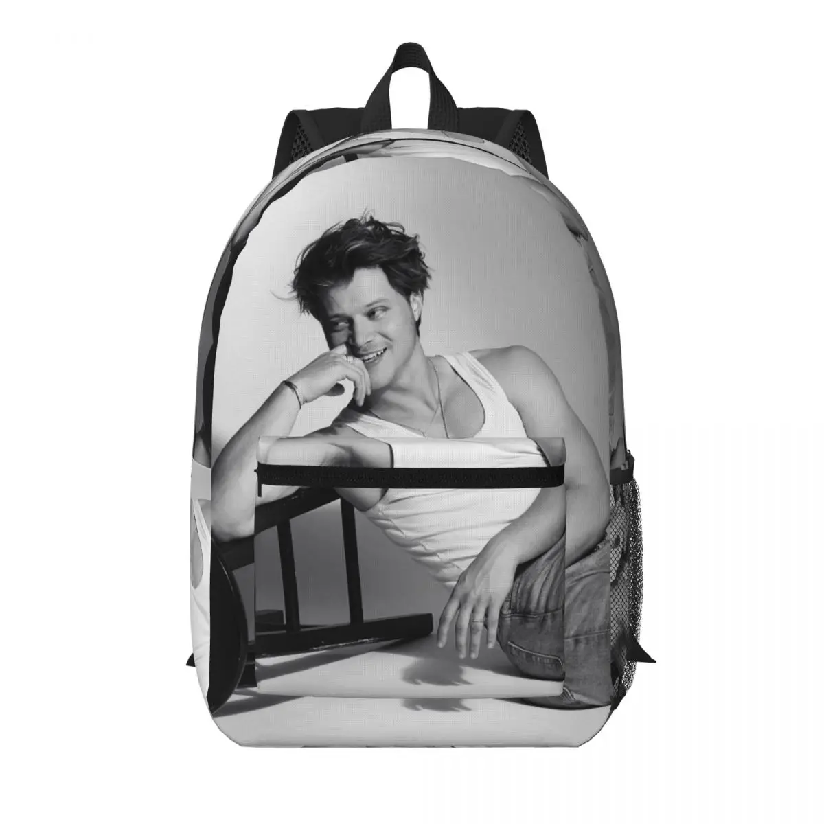 

Soft Rudy Pankow JJ Maybank Poster Student Backpack School Bag Hiking Travel Daypack for Boys Girls Bookbag Shoulder Bags