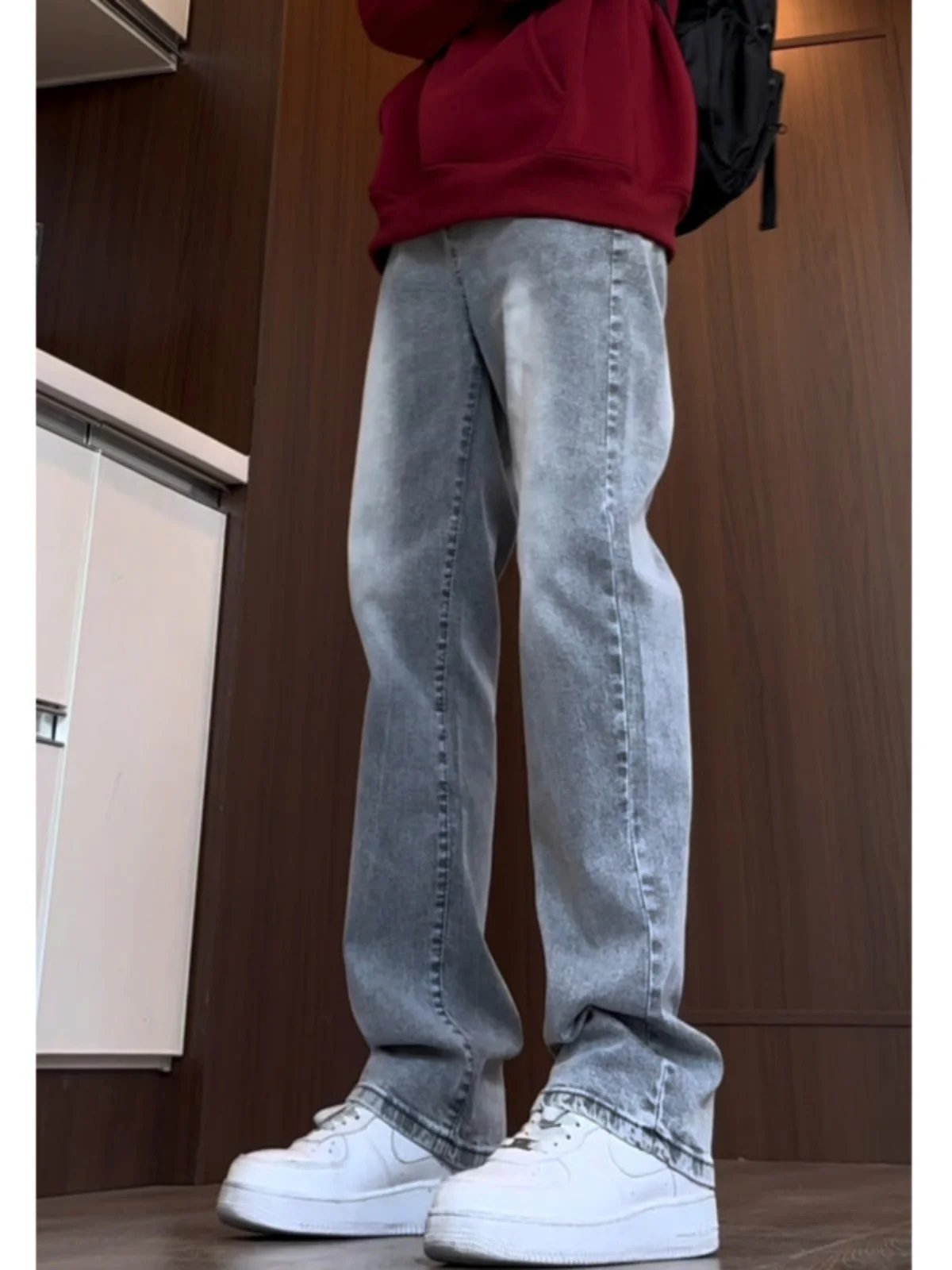 

Slim Fit Loose Casual Jeans Men's Summer Thin CleanFit High-End Feeling Cool Trendy Brand Loose Casual Pants