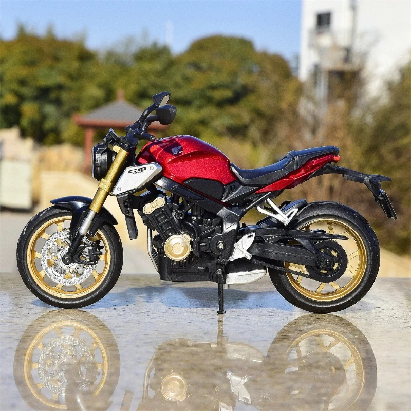 

1:12 CB650 Motorcycle High Simulation Alloy Model Adult Collection Decoration Gifts Sound Light Toys for Boys