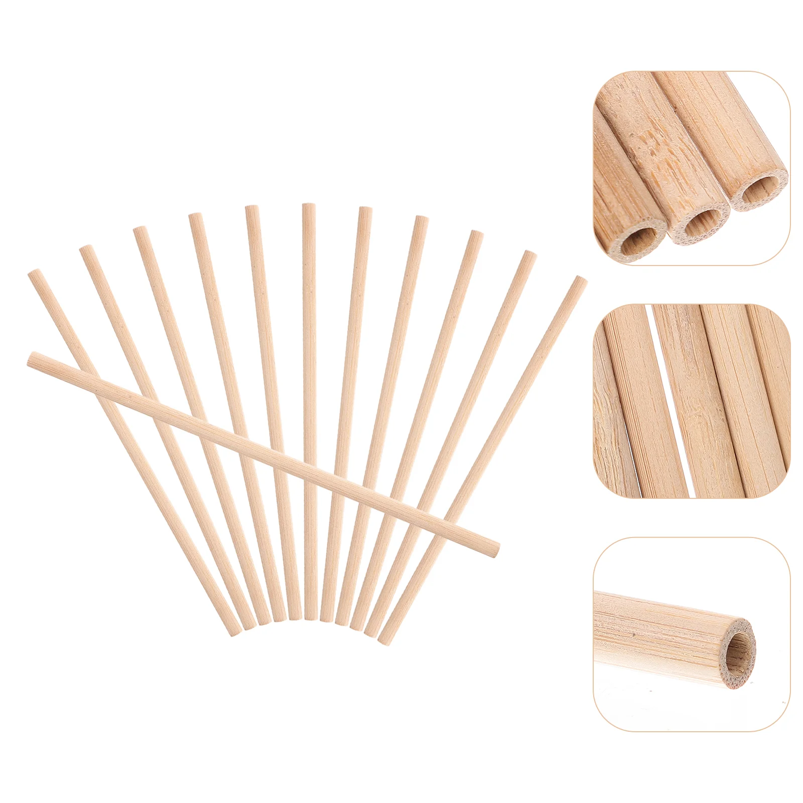 50 Pcs Bee Houses for Pollinating Bees Keeping Supplies Bamboo Tube Natural Tubes Household