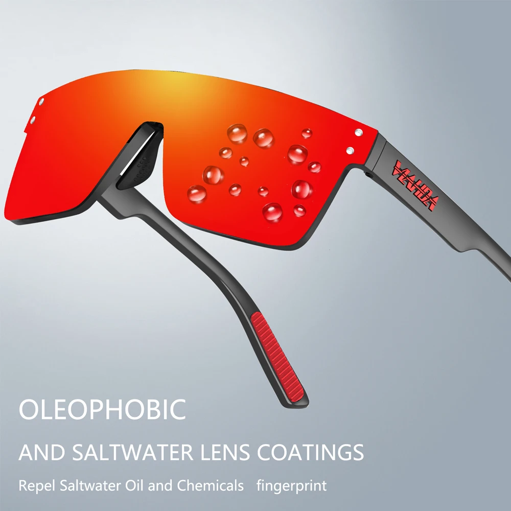 VIAHDA Polarized New Cycling Sunglasses for Men Fishing and Driving Glasses for Women Running Sunglasses UV400