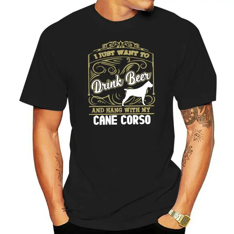 Printed Cane Corso T-Shirt For Mens Women O-Neck Humor Mens T Shirt Big Size L XL 2Xl 3XL Streetwear Top Quality