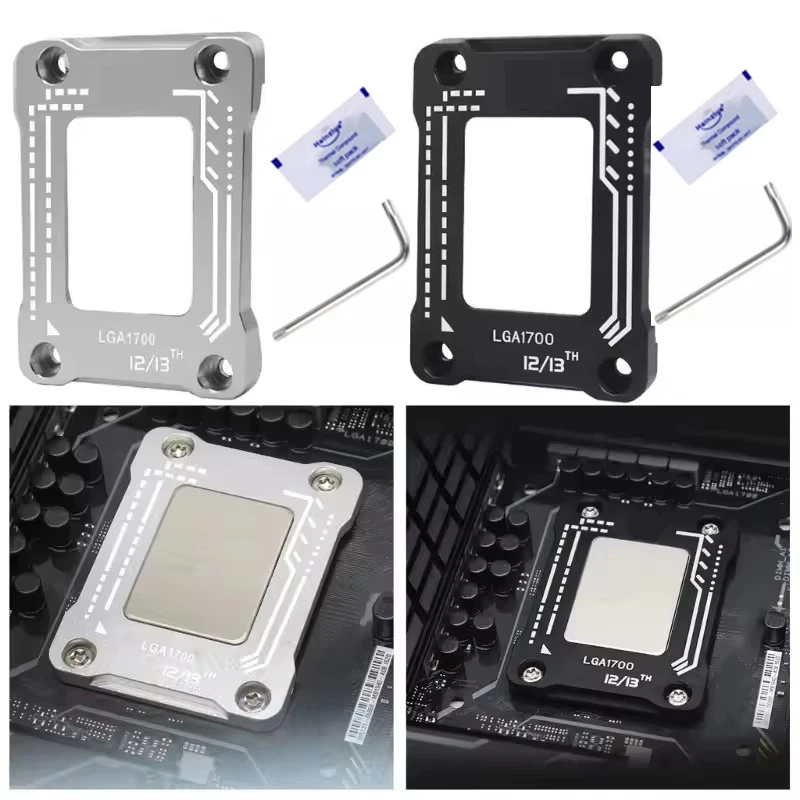 CPU Bend Correction Fixing Buckle Backplane Bracket Fix Buckle LGA 1700 Kit Replacement For CPU 12th 13th Contact Frame Bracket