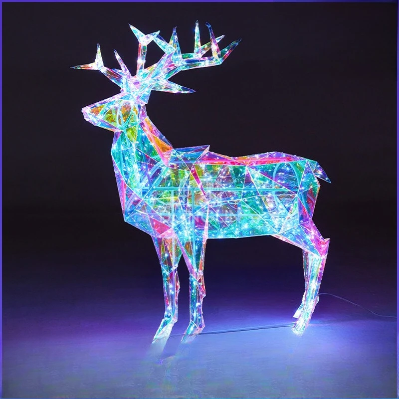 

Hotel playground decoration Christmas atmosphere cultural tourism lighting project layout props