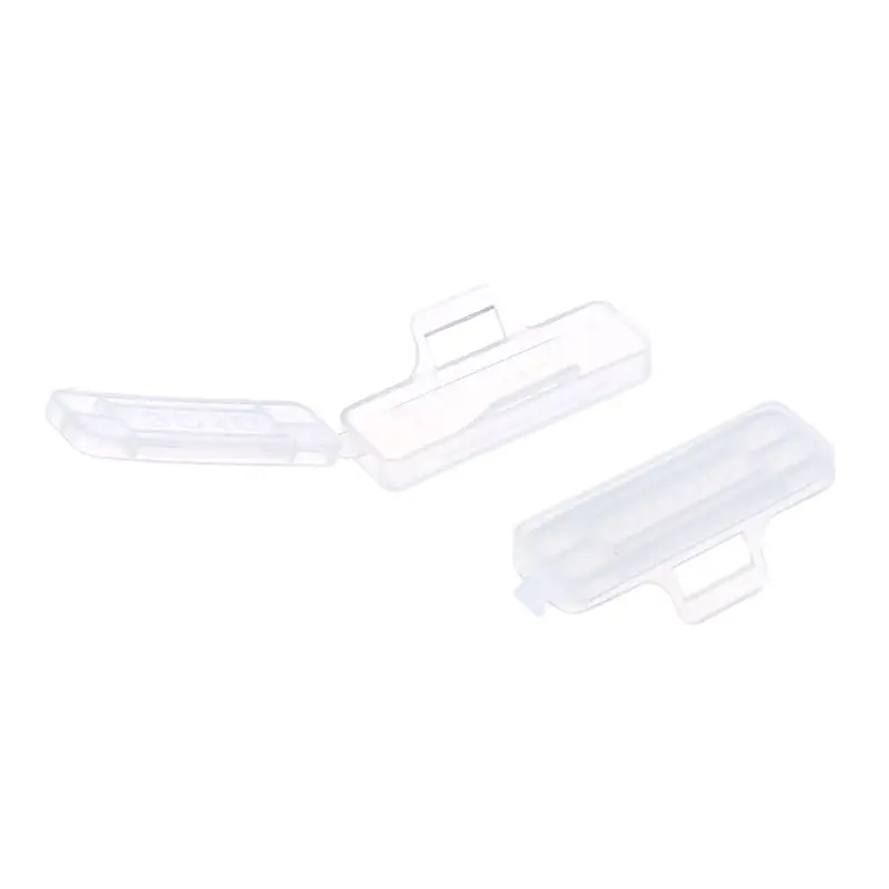 50pcs Waterproof Transparent Cable Sign Cards Label Display Identification Box Dropsale