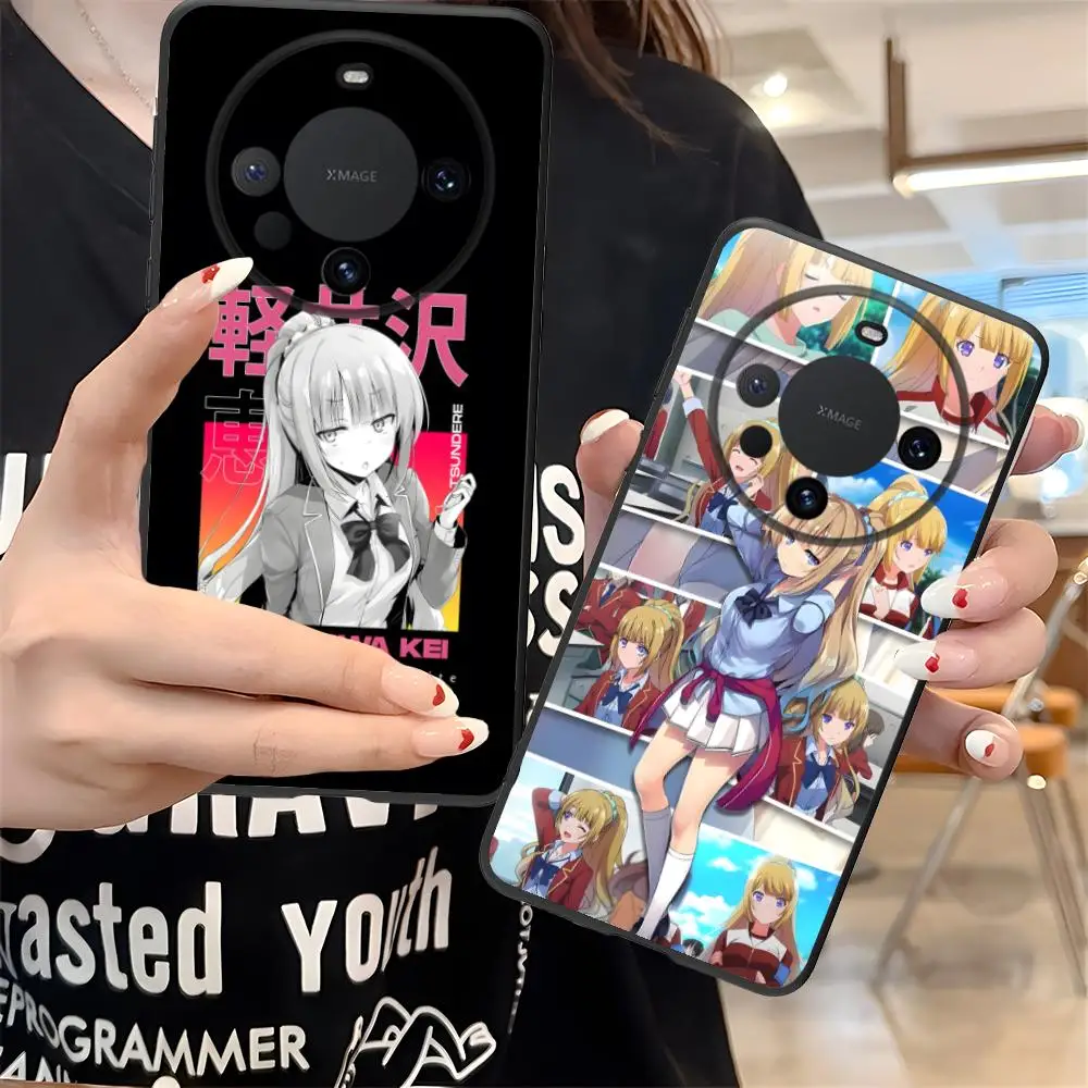 

Classroom Elite Karuizawa Kei Phone Case for Huawei Mate 60 50 40 30 20 10 Pro Plus Lite E 5G Black Cellphones Smartphone Cover