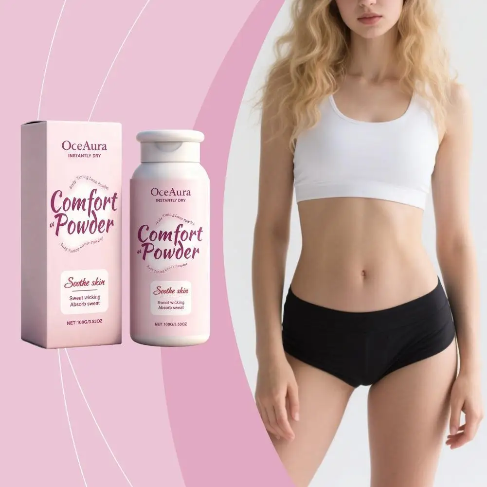 Comfort Talcum Powder Relieve Skin Discomfort Refreshing Fresh Fragrance Relieve Stickiness Absorb Sweat Absorbing Body Powder