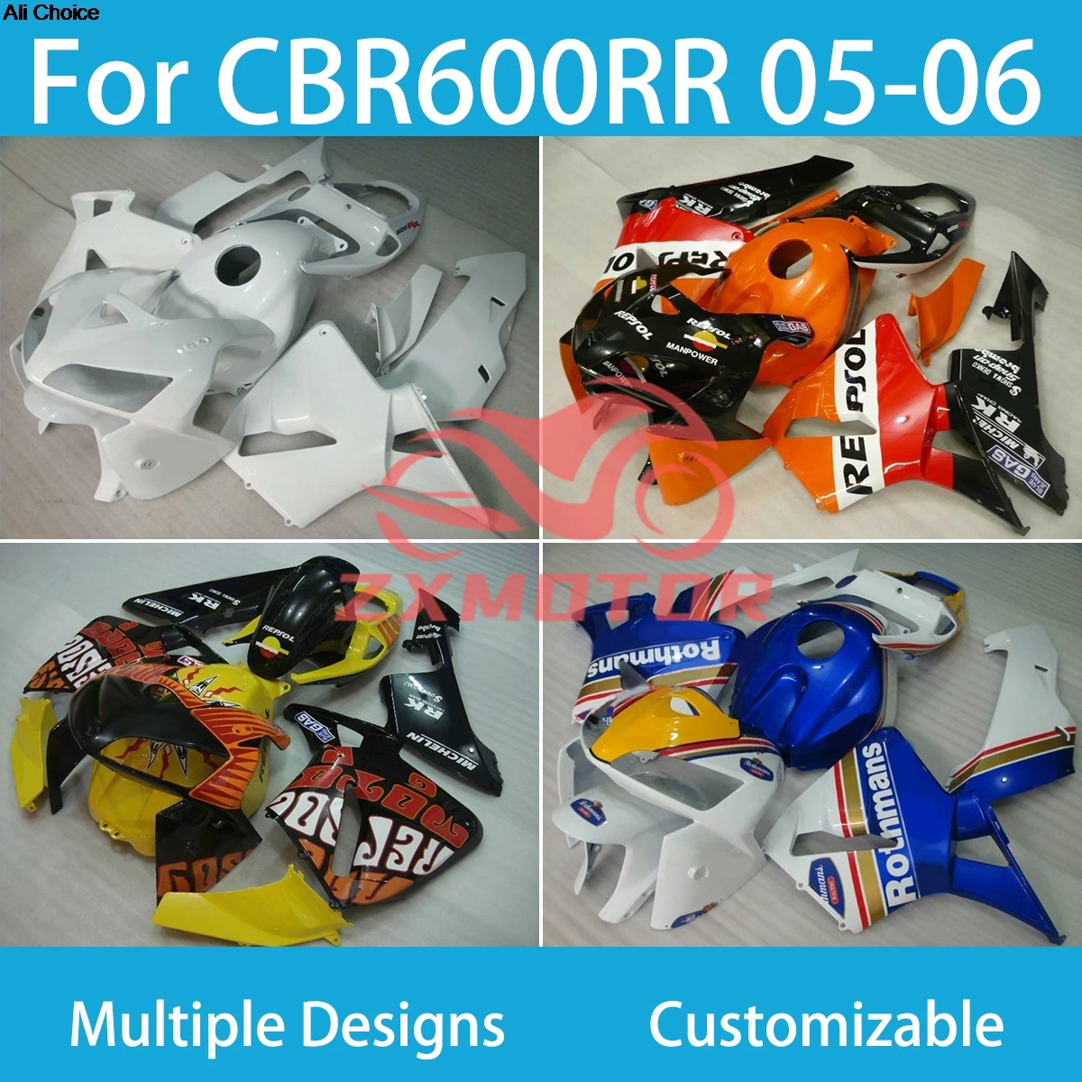 

New Fairings for HONDA CBR600RR 2005 2006 Hot Selling Injection CBR 600RR 05 06 Fairing Kit