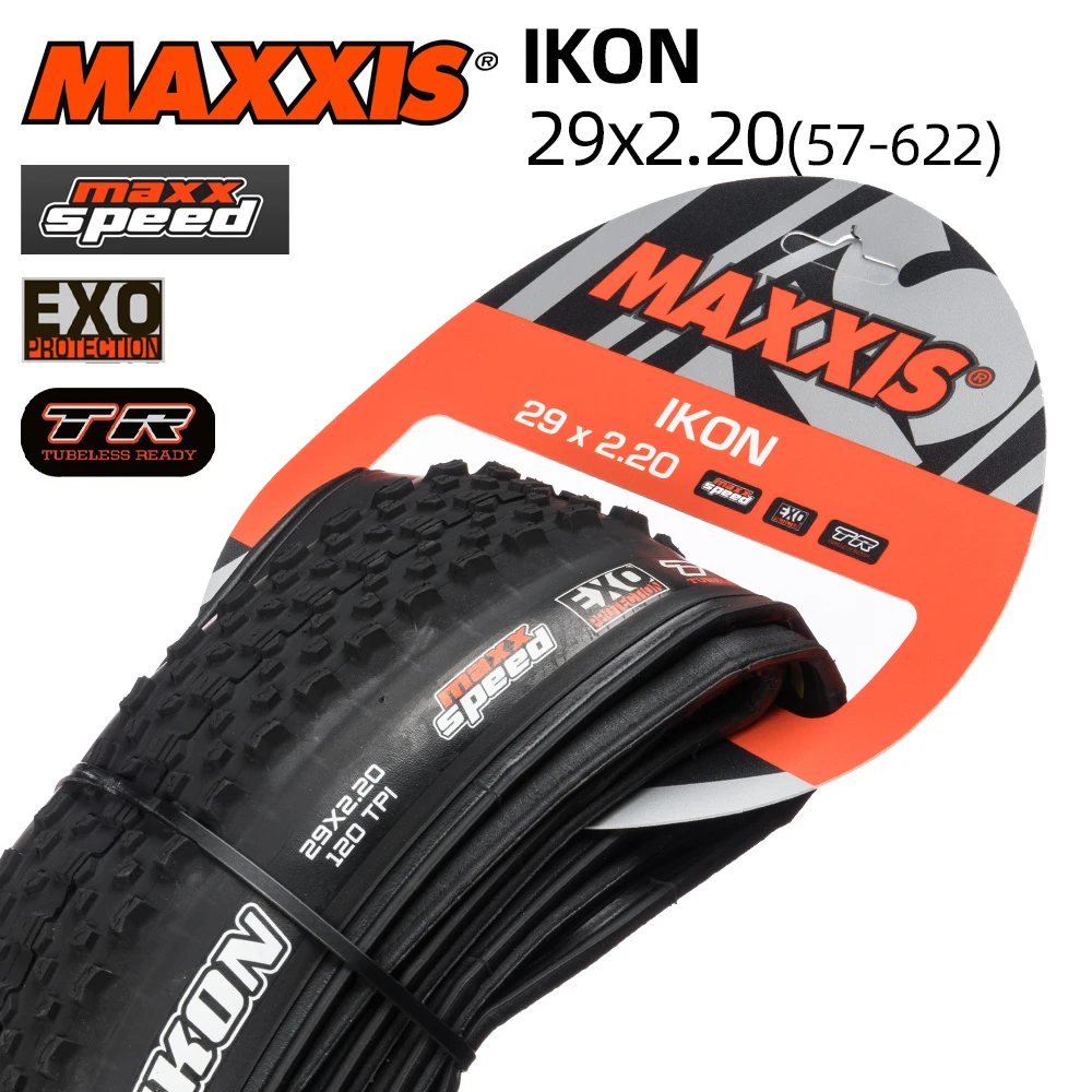 29x2.20 57-622 TUBELESS MAXXIS IKON MOUNTAIN BICYCLE TIRE OF MTB BIKE TYRE 29ER 29INCHES